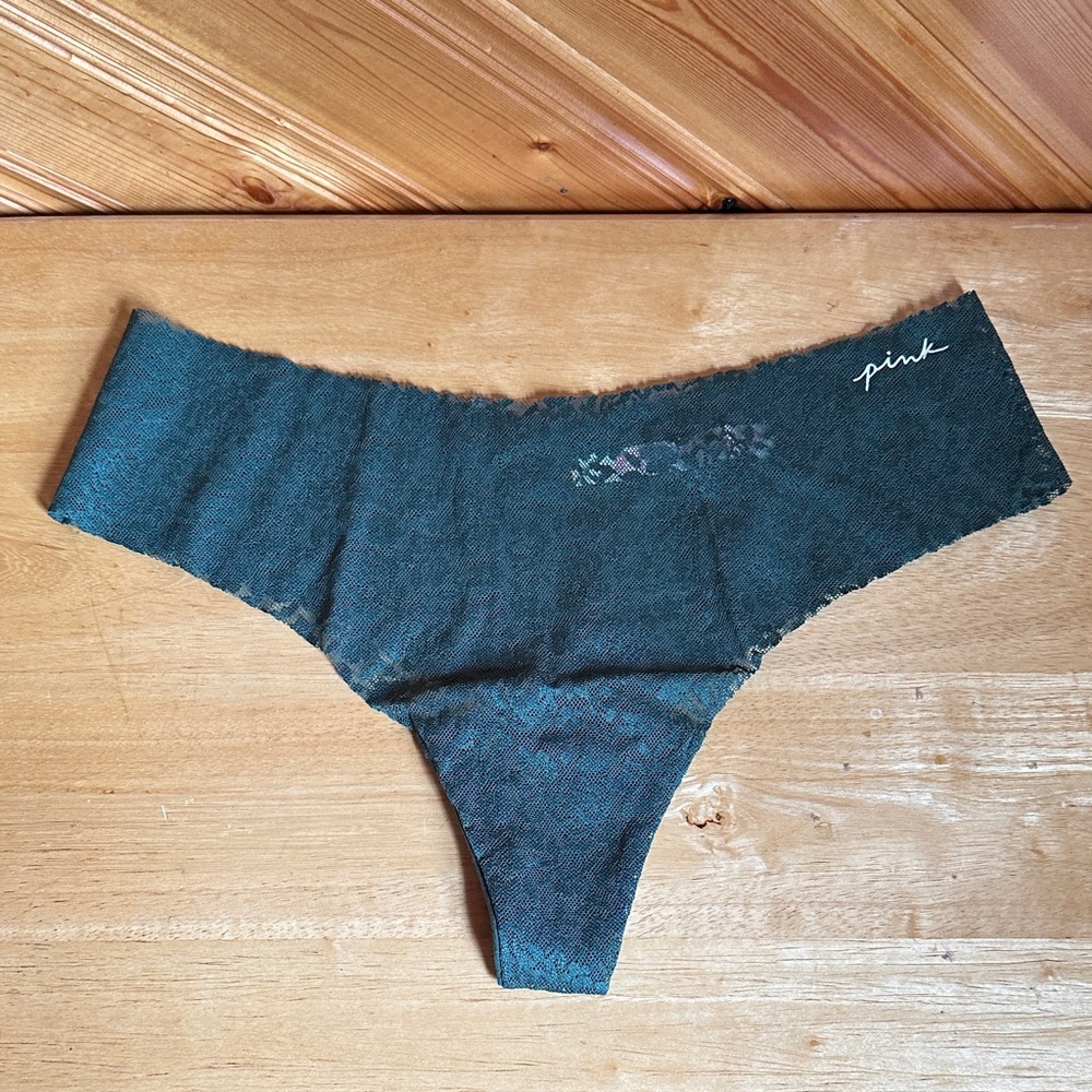 PINK No Show Lace Thong